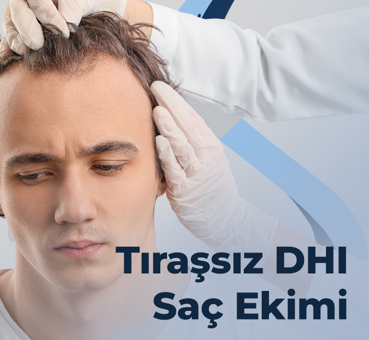 Tıraşsız DHI Saç Ekimi